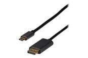 Beelscherm- en tv-kabel - EFB NORDIC EFB-Elektronik - video adapter cable - 24 pin USB-C to DisplayPort - 2 m - EBUSBC-DP14K.2