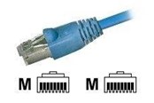 Netwerk - kabel - EFB NORDIC EFB-Elektronik patch cable - 7.5 m - blue - Blauw - 7.5m - K5459.7,5