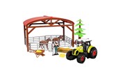 Speelsets - Toi-Toys - Ackers Ville Horse Stable with Tractor Light and Sound Playset 14pcs. - 28119A