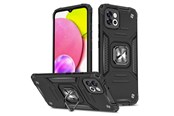 Mobiel - Covers & Cases - Wozinsky ing Armor case for Samsung Galaxy A03 armored cover magnetic holder ring black - 9145576265703