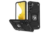 Mobiel - Covers & Cases - Wozinsky Ring Armor case for Samsung Galaxy S23 armored cover magnetic holder ring black - 9145576274064