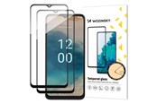 Mobiel - Beschermend glas - Wozinsky Full Glue Tempered Glass 2x Tempered Glass For Nokia G22 9H Full Screen Full Cover With Black Frame - 9145576275054