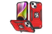 Mobiel - Covers & Cases - Wozinsky Ring Armor iPhone 15 Plus iPhone 15 Plus Ring Armor Case - Red - 9145576280614