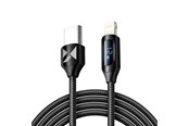 USB-kabel - Wozinsky WUCLC2 Lightning - USB-C 36W 480Mb/s cable 2m with display - black - 5907769308482