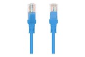 Netwerk - kabel - Lanberg patch cable - 10 m - blue RAL 5012 - Blauw - 10m - PCU5-10CC-1000-B