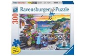 Puzzels - Ravensburger Jigsaw Puzzle Santorini Sunset 300 Pieces. - 171309