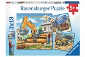 Puzzels - Ravensburger Large Construction Vehicles 3x49st. - 092260