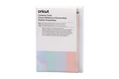 Labelprinter - Cricut Pastel Sampler - cutaway card set - powder blue tulip holographic silver matte white whispering blue - 2009483