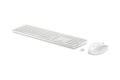 Toetsenbord - HP 650 - Keyboard and mouse set - Engels - Wit - 4R016AA#ABB