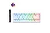 Toetsenbord - MCHOSE Ace 68 TTC Dragon Lord Hall Effect - Gaming Toetsenbord - Zonder Numpad - Engels (US international) - Wit - MC-Ace68-32