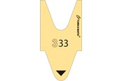 Papier, fotopapier en etiketten - METO Yellow T80 tickets for D80 dispenser - 39648160