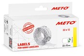 Papier, fotopapier en etiketten - METO Price labels 22x12 white remov.6 rls/1000 - 9506154