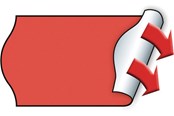Papier, fotopapier en etiketten - METO Price labels 22x12 flour red 6 rls/1000 - 9506157