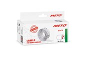Papier, fotopapier en etiketten - METO Price labels 26x16 white 6 rls/1000 - 9506167