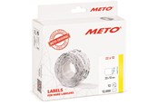 Papier, fotopapier en etiketten - METO Price labels 22x12 white deep freeze 12 rls/1000 - 30007330