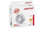 Papier, fotopapier en etiketten - METO Price labels 26x12 flour orange 12 rls/1000 - 30007342