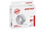 Papier, fotopapier en etiketten - METO Price labels 26x12 flour red 12 rls/1000 - 30007343