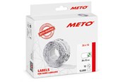 Papier, fotopapier en etiketten - METO Price labels 26x12 white remov.12 rls/1000 - 30007347