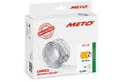 Papier, fotopapier en etiketten - METO Price labels 26x16 flour orange 12 rls/1000 - 30007352