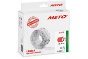 Papier, fotopapier en etiketten - METO Price labels 26x16 flour red 12 rls/1000 - 30007353
