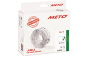 Papier, fotopapier en etiketten - METO Price labels 26x16 white remov.12 rls/1000 - 30007360