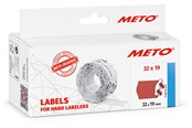Papier, fotopapier en etiketten - METO Price labels 32x19 flour red 5 rls/1000 - 30007361