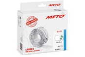 Papier, fotopapier en etiketten - METO Price labels 32x19 white remov.10 rls/1000 - 30007364