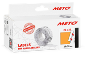 Papier, fotopapier en etiketten - METO Price labels 29x28 flour orange 5 rls/1000 - 30007370
