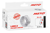 Papier, fotopapier en etiketten - METO Price labels 29x28 white 5 rls/1000 - 30007372