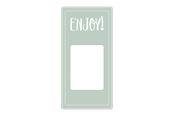 Papier, fotopapier en etiketten - METO Sealing closure label 50x100.Enjoy! - 30011967