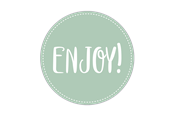 Papier, fotopapier en etiketten - METO Sealing closure label Ø50mm Enjoy! - 30011963