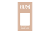 Papier, fotopapier en etiketten - METO Sealing secure label 50x100 Enjoy! - 30011966