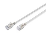 Netwerk - kabel - DIGITUS patch cable - 7 m - grey - Grijs - 7m - DK-1632-A-070S