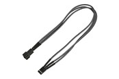 Voedingskabel (extern) - Nanoxia - fan power extension cable - 3 PIN internal power to 3 PIN internal power - 30 cm - NX3PV3EC