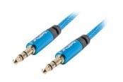 Audiokabel - Lanberg Premium audio cable - 3 m - CA-MJMJ-10CU-0030-BL
