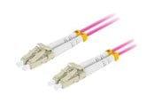 Netwerk - kabel - Lanberg patch cable - 100 cm - 1 m - violet - Paars - 1m - FO-LULU-MD41-0010-VT