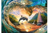 Puzzels - Ravensburger Dolphin's Heart Leap (1000) - 12001711