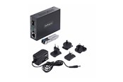 Repeater & zendontvanger - StarTech.com - fibre media converter - 10Mb LAN 100Mb LAN 1GbE - TAA Compliant - MCM1110SMLC40