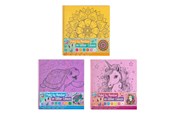 Creatief spelen - Grafix Paint by Number Glitter Canvas 9 pcs. - 150116