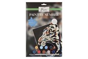 Creatief spelen - Nassau Paint by Number Tiger - incl. 9 Paint Pots and Brush - AR1070/AFK