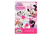 Creatief spelen - Canenco Minnie Mouse Watercolour Paint Set Book - incl. Brush - MM24355