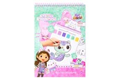 Creatief spelen - Canenco Gabby's Dollhouse Watercolour Paint Set Book - incl. Brush - GD24355V1