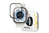 Mobiel - Beschermend glas - Wozinsky Full Glue Acrylic Glass for Apple Watch 49mm 9H Full Screen with Black Frame - 9145576274569