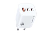Mobiel - Adapters & Opladers - Wozinsky GaN Charger  CGWCW 65W USB-A / 2 x USB-C - White - 5907769308543
