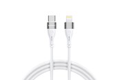 USB-kabel - Wozinsky  WSTCL1 Lightning / USB-C PD 27W 1 m Cable - White - 5907769308772