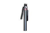 Mobiel - Overige accessoires - Wozinsky Selfie stick WH181D-Y1S Telescopic Tripod 1.75m Aluminum Alloy with Dual Lamp and Phone Holder - Black - 5907769360657