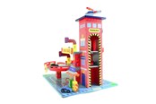 Houten speelgoed - Mentari Wooden Garage Red - PW2277