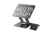 Tablet - Overige accessoires - Wozinsky WRS-CPY84SB 360 Aluminum Laptop and Tablet Stand + Smartphone Stand - Black - 5907769364600