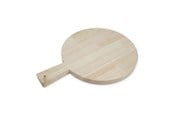 Houten speelgoed - Playwood Wooden Cutting Board Round with Handle 34cm - SL252C
