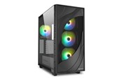 Case - Sharkoon Rebel C80G RGB - Case - Tower - Zwart - 4044951041152